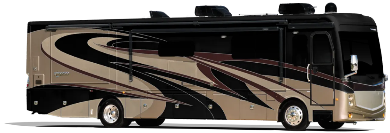 RV on the open road